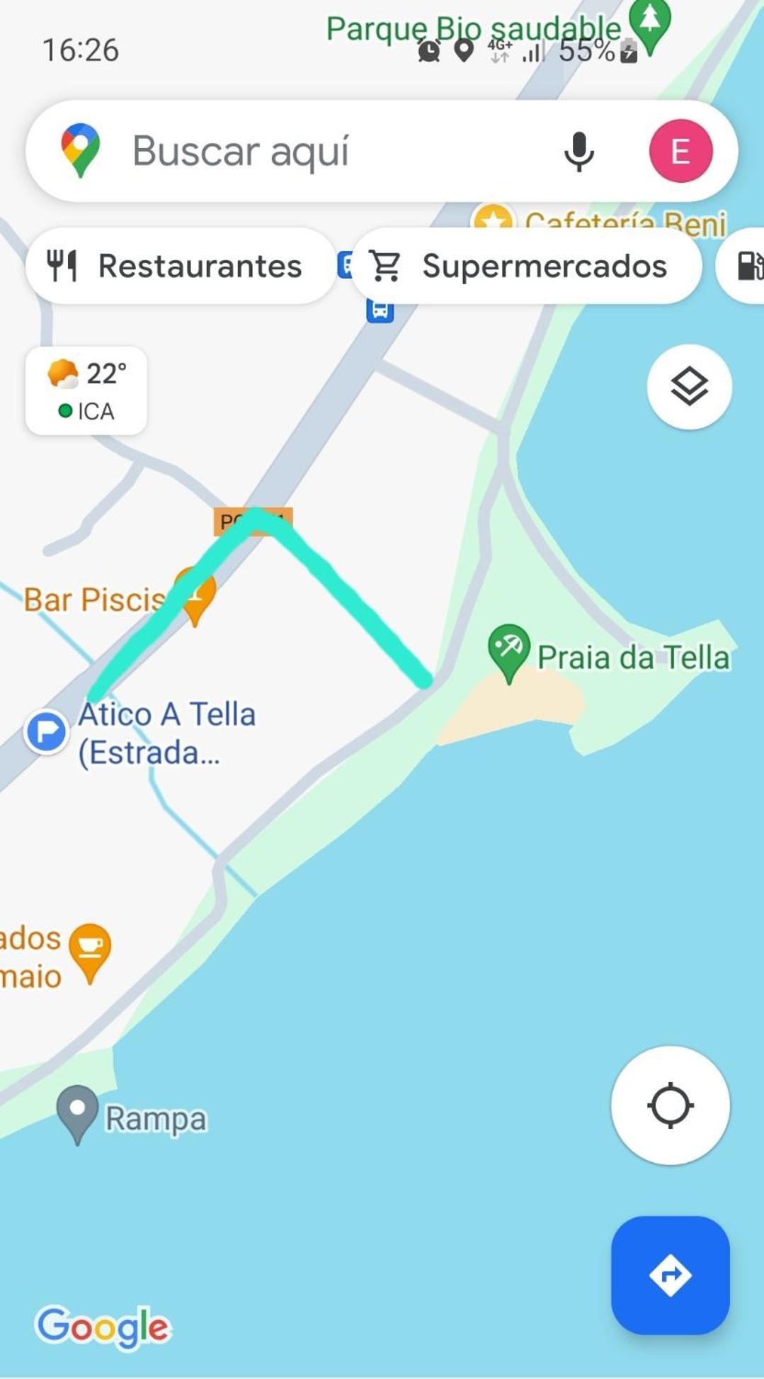 Atico A Tella Apartment